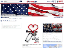 Tablet Screenshot of iloveusa.com